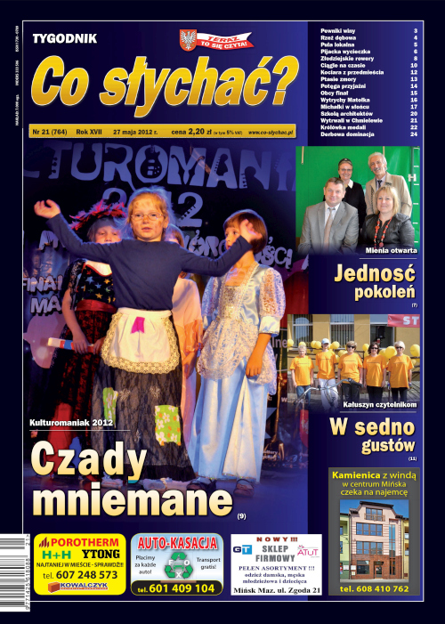 Okładka gazety Co słychać? - nr 21 (764) 2012
